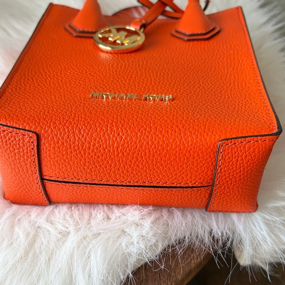Michael Kors Vibrant Orange Mini Bag - Picture 3 of 5